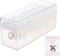 Acrylic Jewelry Box Organizer, Clear Jewelry Case with 20 Portable Anti-oxident Bags, Small Travel Jewelry Storage Earrings Rings Necklaces Holder